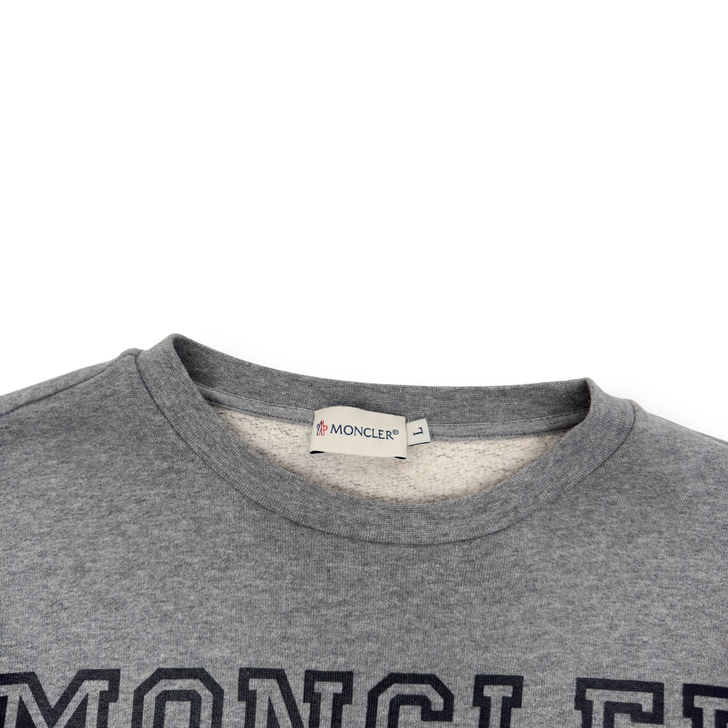 MONCLER 52 SWEATSHIRT GREY / BLACK L