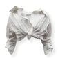 ALEXANDER WANG CROPPED SHIRT WHITE 2 / S