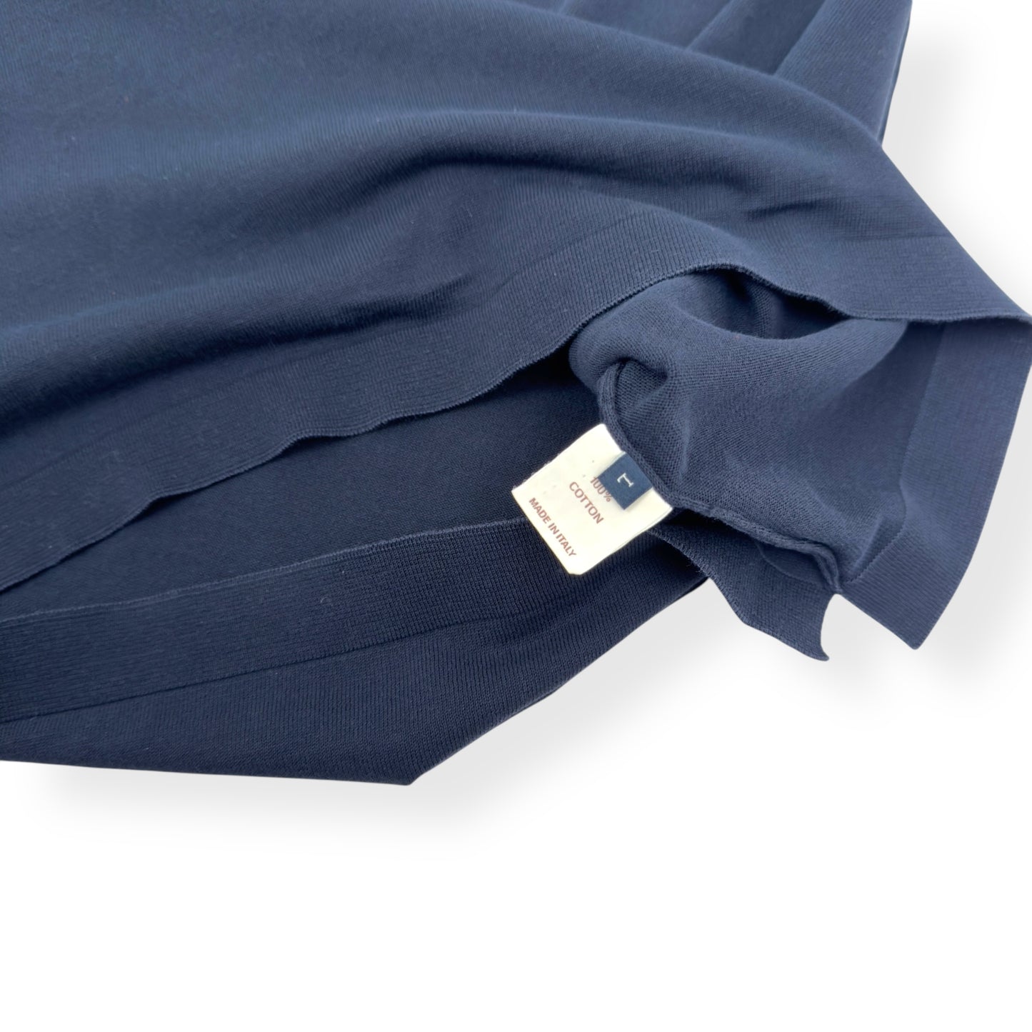 THOM SWEENEY COTTON T-SHIRT BLUE L