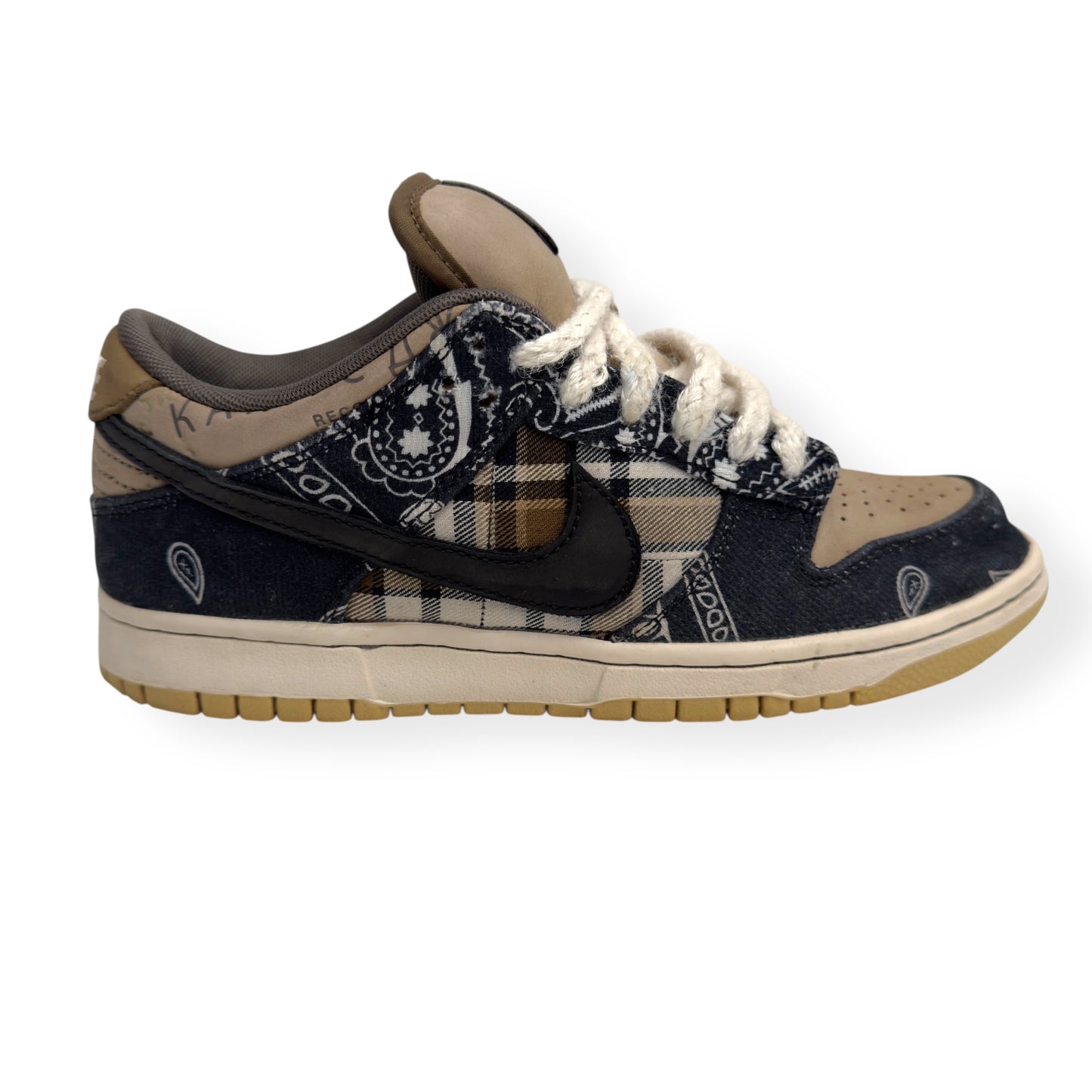 NIKE X TRAVIS SCOTT SB DUNK ‘CACTUS JACK’ LOW SNEAKER BROWN UK6