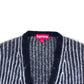 SUPREME 2-TONE MOHAIR CARDIGAN BLACK / WHITE L