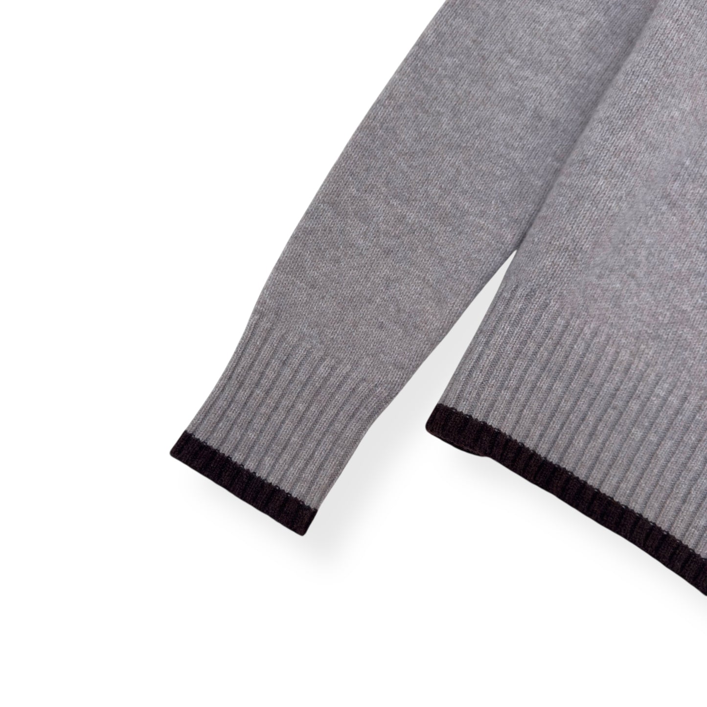 CHRISTIAN DIOR ATELIER WOOL CREWNECK SWEATER GREY M