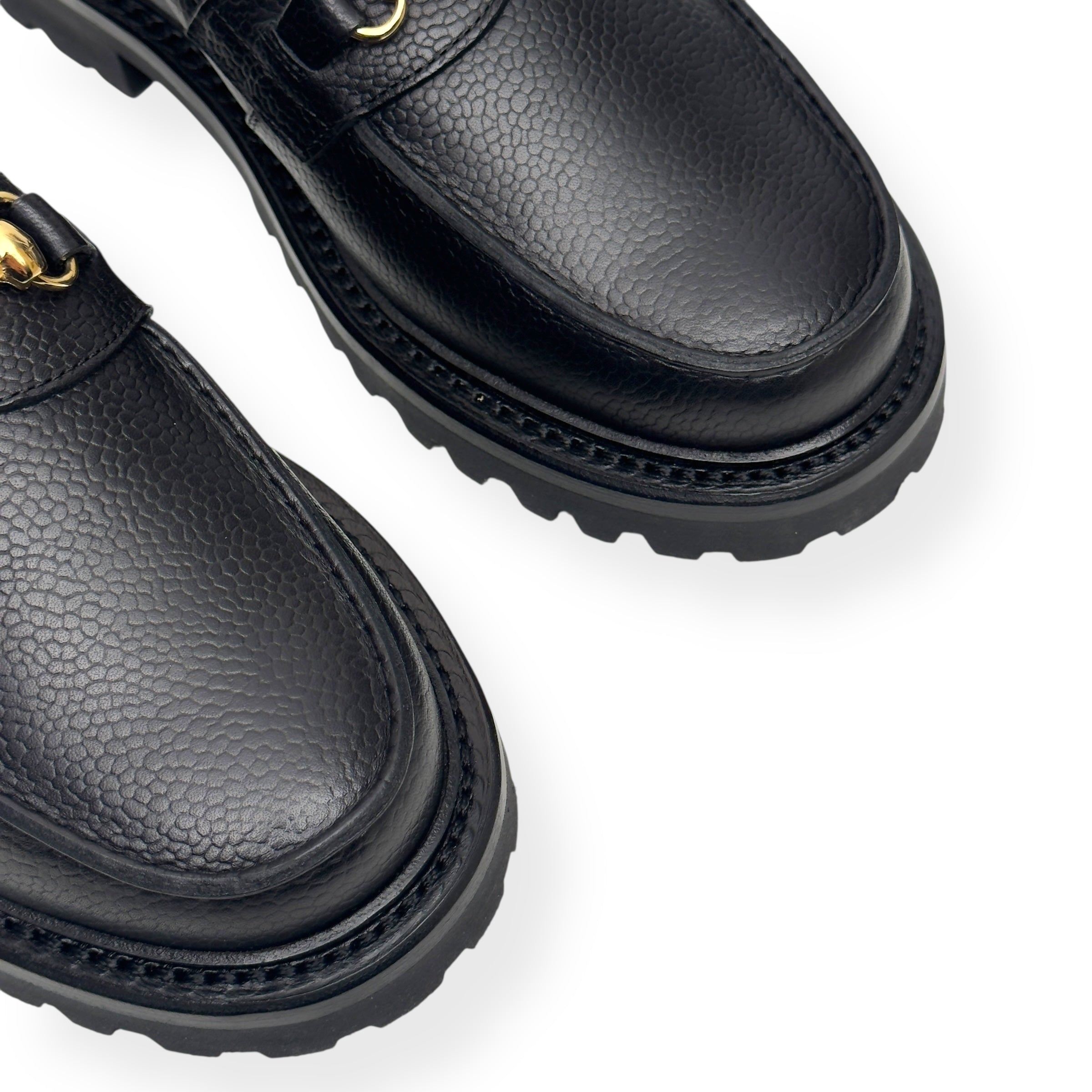 BLACKSTOCK & WEBER THE MASON HORSE BIT LOAFER ONYX US6.5 / UK5.5