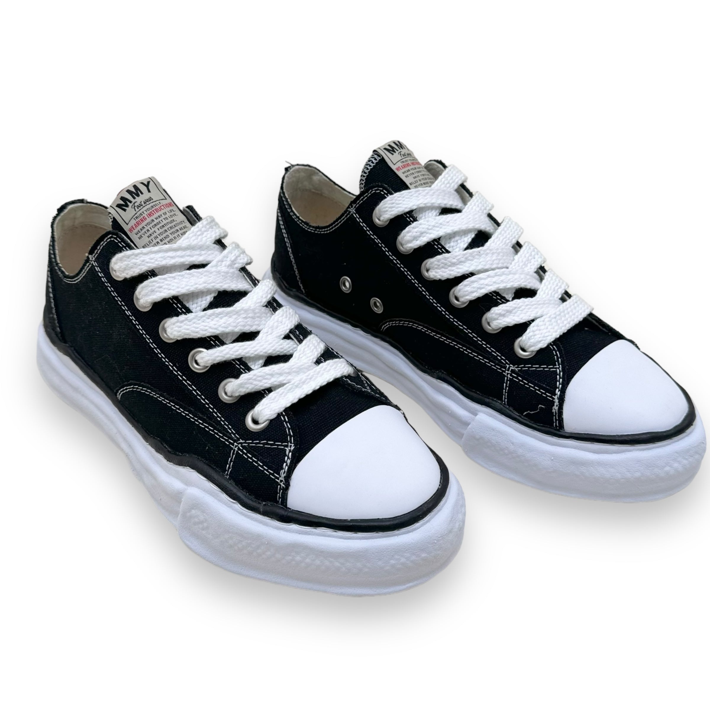 MAISON MIHARA YASUHIRO PETERSON ORIGINAL SOLE SNEAKER BLACK UK9