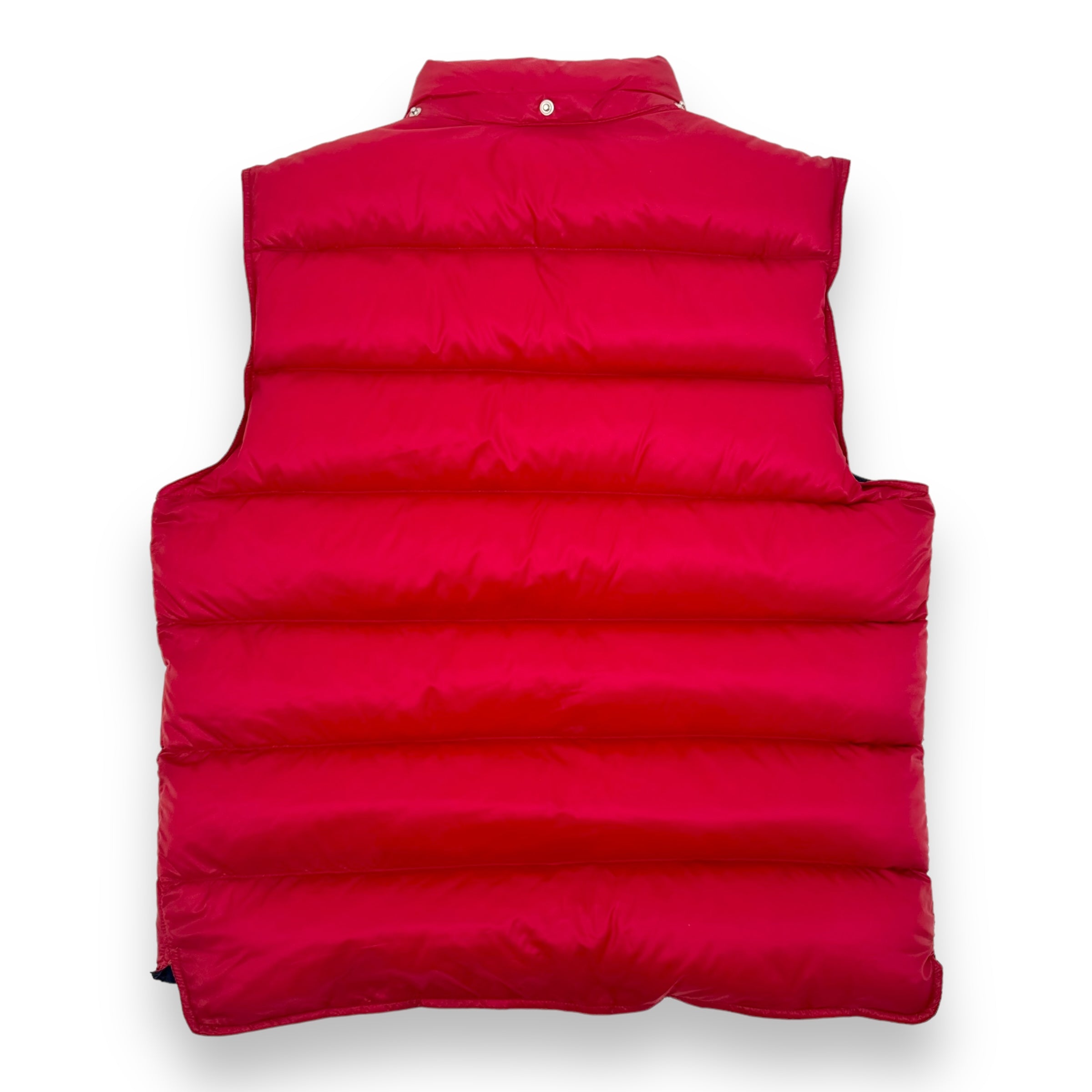 MONCLER BILLECART GILET PUFFER JACKET RED XL