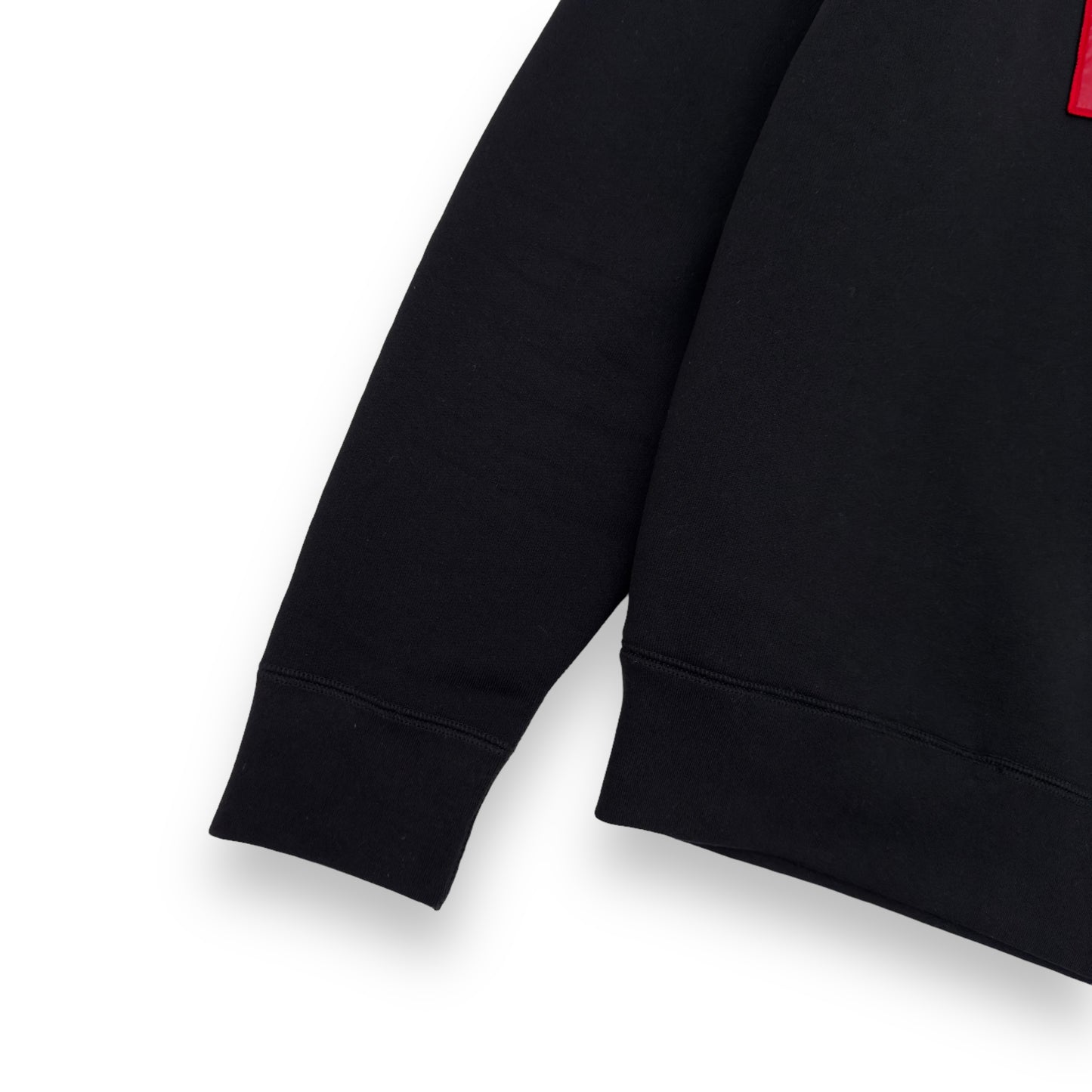 MONCLER GENIUS 1952 HOODIE BLACK / RED L