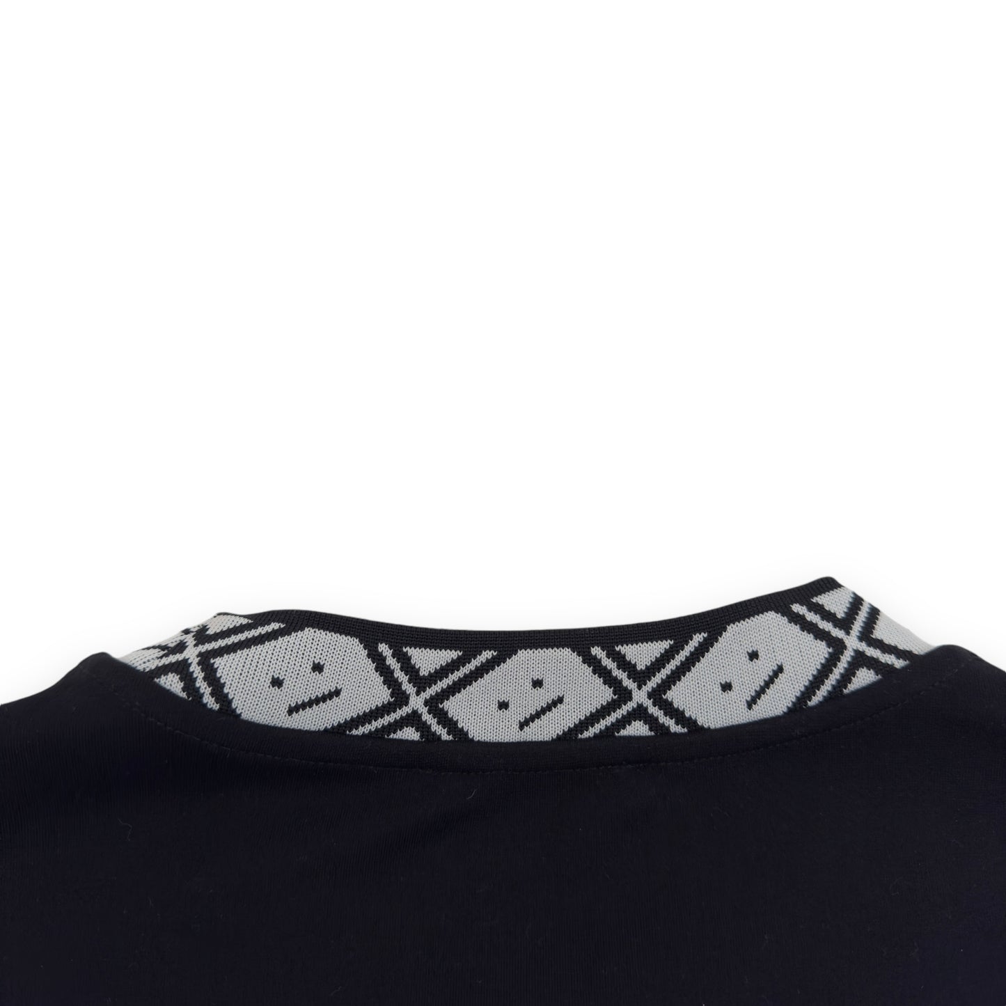 ACNE STUDIOS EXTOR JERSEY T-SHIRT BLACK / WHITE XL