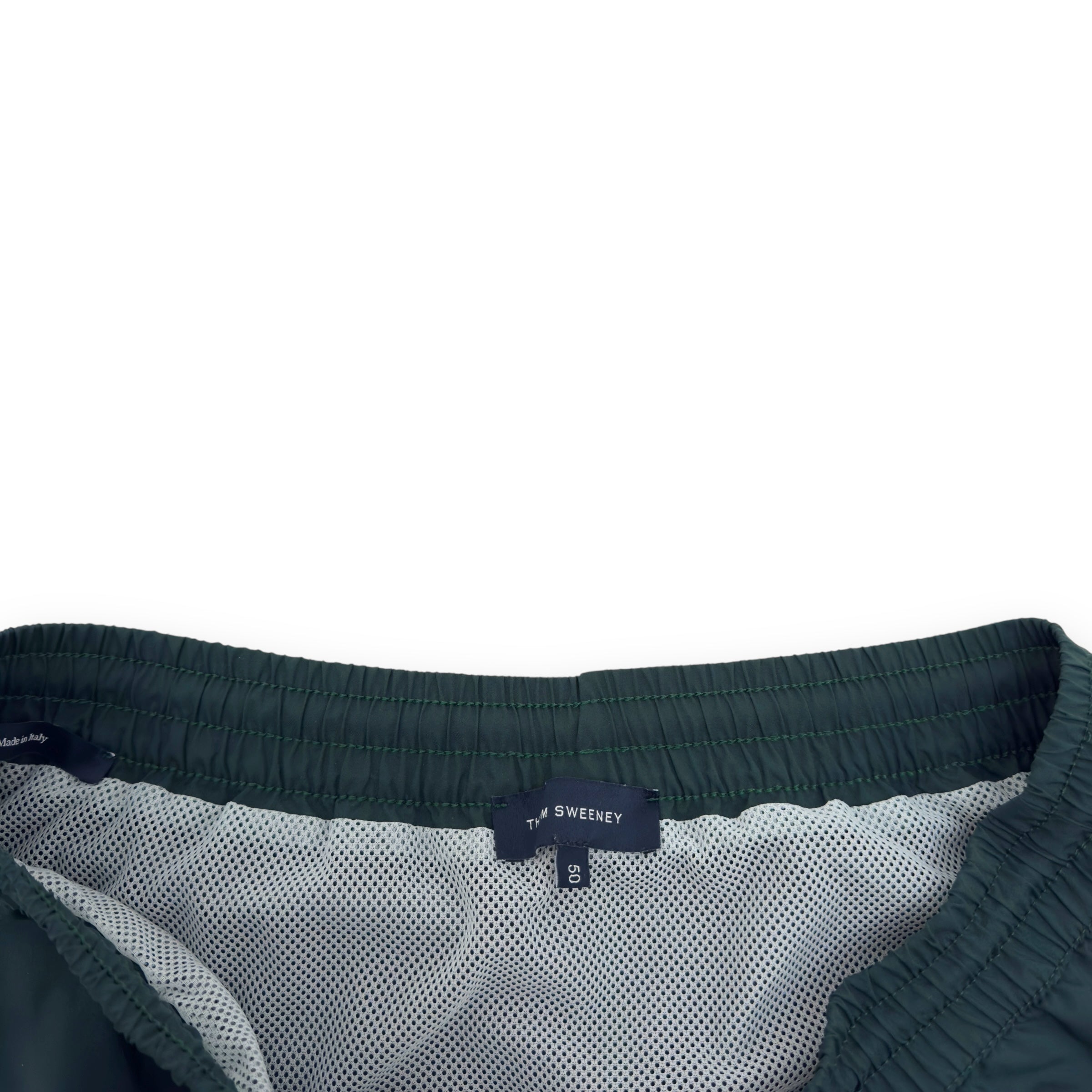 THOM SWEENEY SWIM SHORTS FOREST GREEN 32”