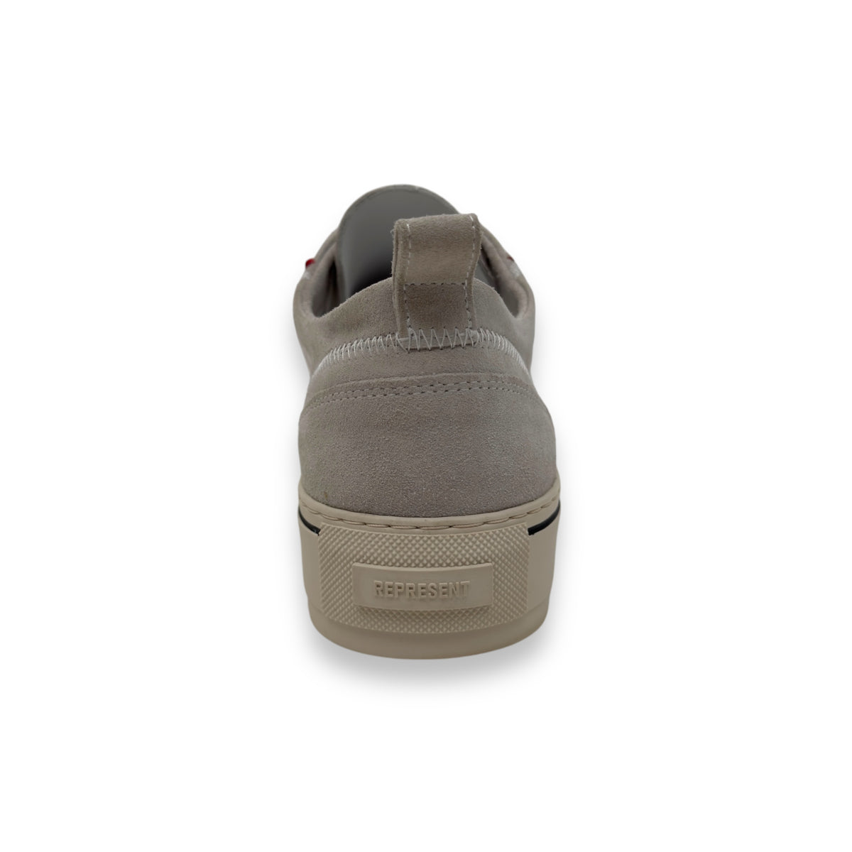 REPRESENT ALPHA LOW TOP SUEDE SNEAKER VINTAGE WHITE UK10
