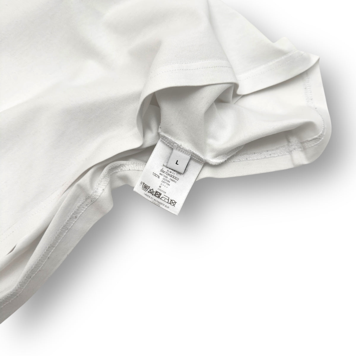 GIVENCHY LOGO-PRINT COTTON T-SHIRT WHITE L