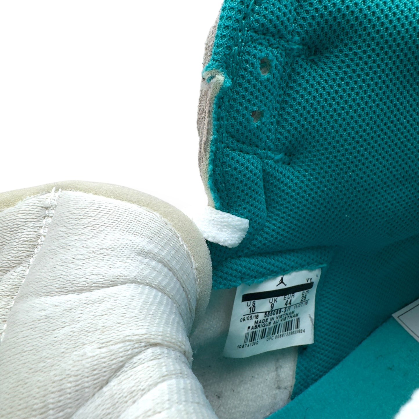 NIKE AIR JORDAN 1 RETRO HIGH OG SNEAKER TURBO GREEN UK9