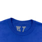 VLONE X JUICE WORLD T-SHIRT BLUE / ORNAGE L