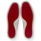CHRISTIAN LOUBOUTIN LOU SPIKE FLAT CALF HIGH TOP SNEAKER WHITE UK10.5