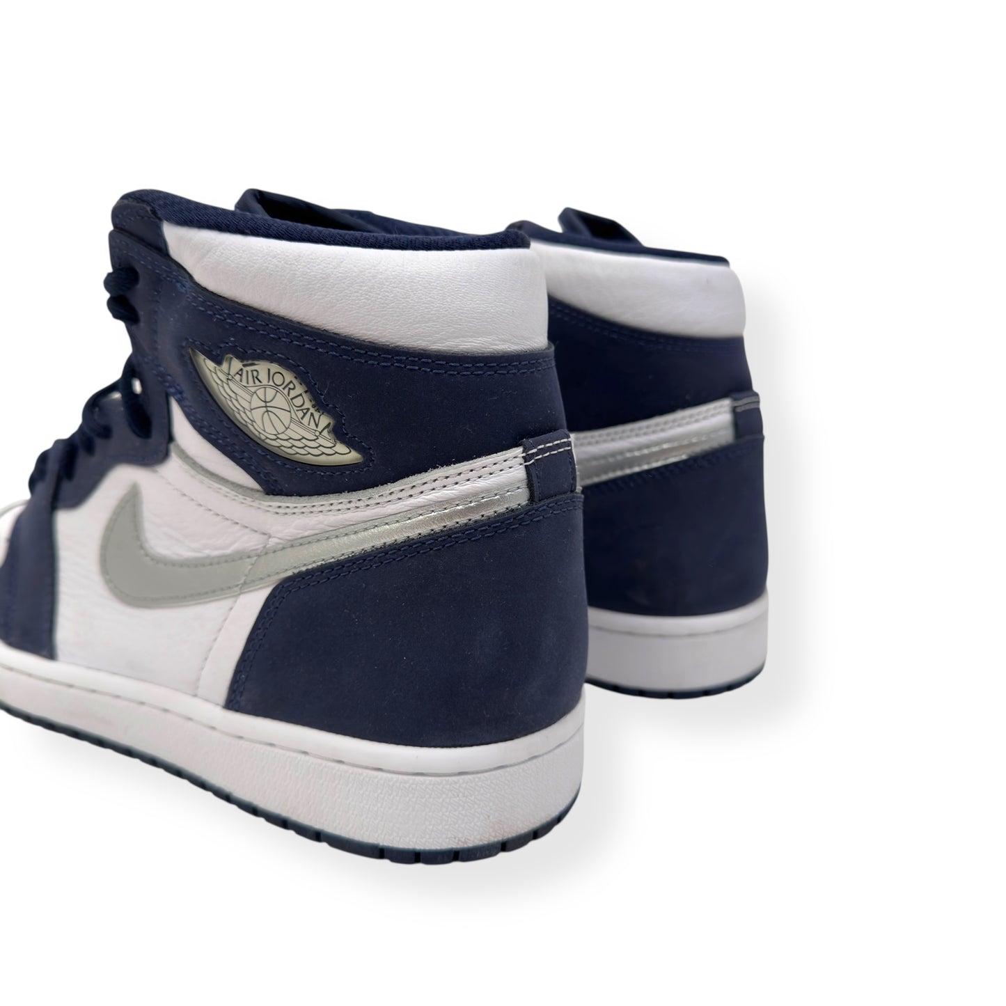 NIKE AIR JORDAN 1 RETRO HIGH TOP SNEAKER MIDNIGHT NAVY UK9