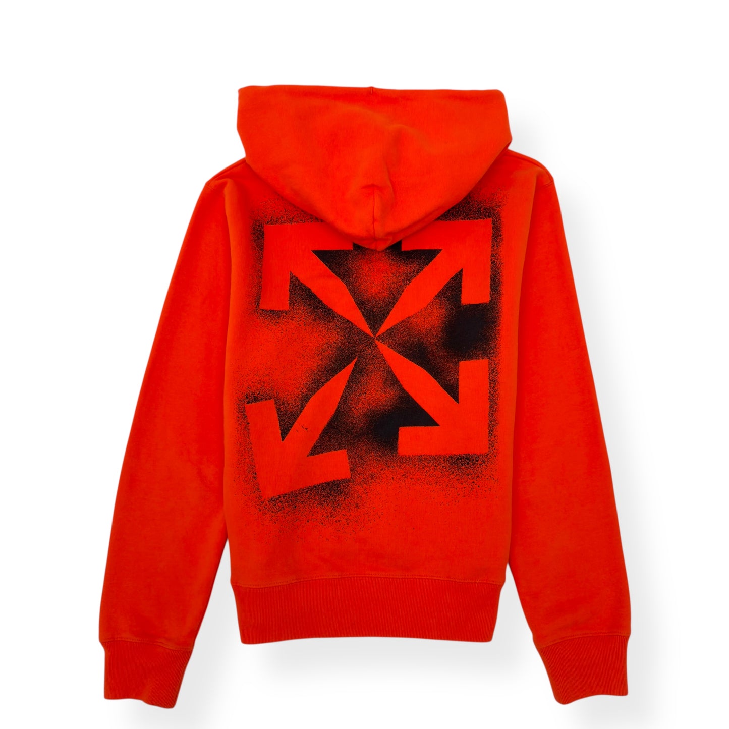 OFF-WHITE VIBE ARROW HOODIE ORANGE M