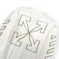 OFF-WHITE ARROW DIAG OUTLINE KNITTED SWEATER TOFU / GREEN XL