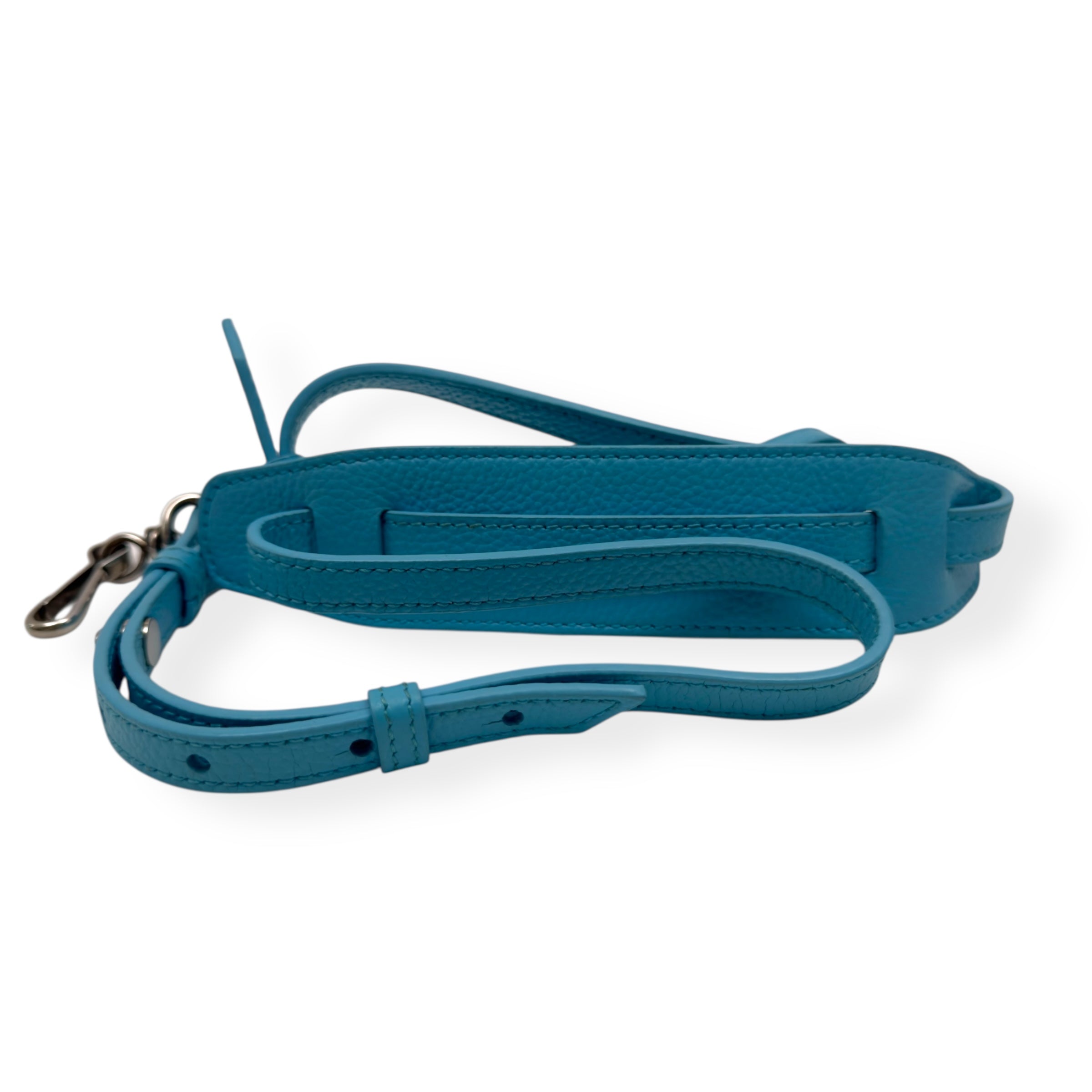 BALENCIAGA NEO CLASSIC CITY LEATHER BAG BLUE MINI