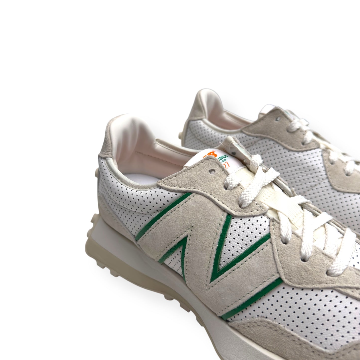 NEW BALANCE X CASABLANCA 327 SNEAKER WHITE / GREEN UK9.5