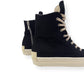 RICK OWENS DRKSHDW HOLLYWOOD HIGH TOP SNEAKER DARK DUST / MILK UK8