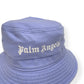 PALM ANGELS CLASSIC BUCKET HAT LILAC / WHITE O/S