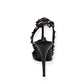 VALENTINO GARAVANI ROCKSTUD PATENT LEATHER HEELS NOIR 38 / UK5