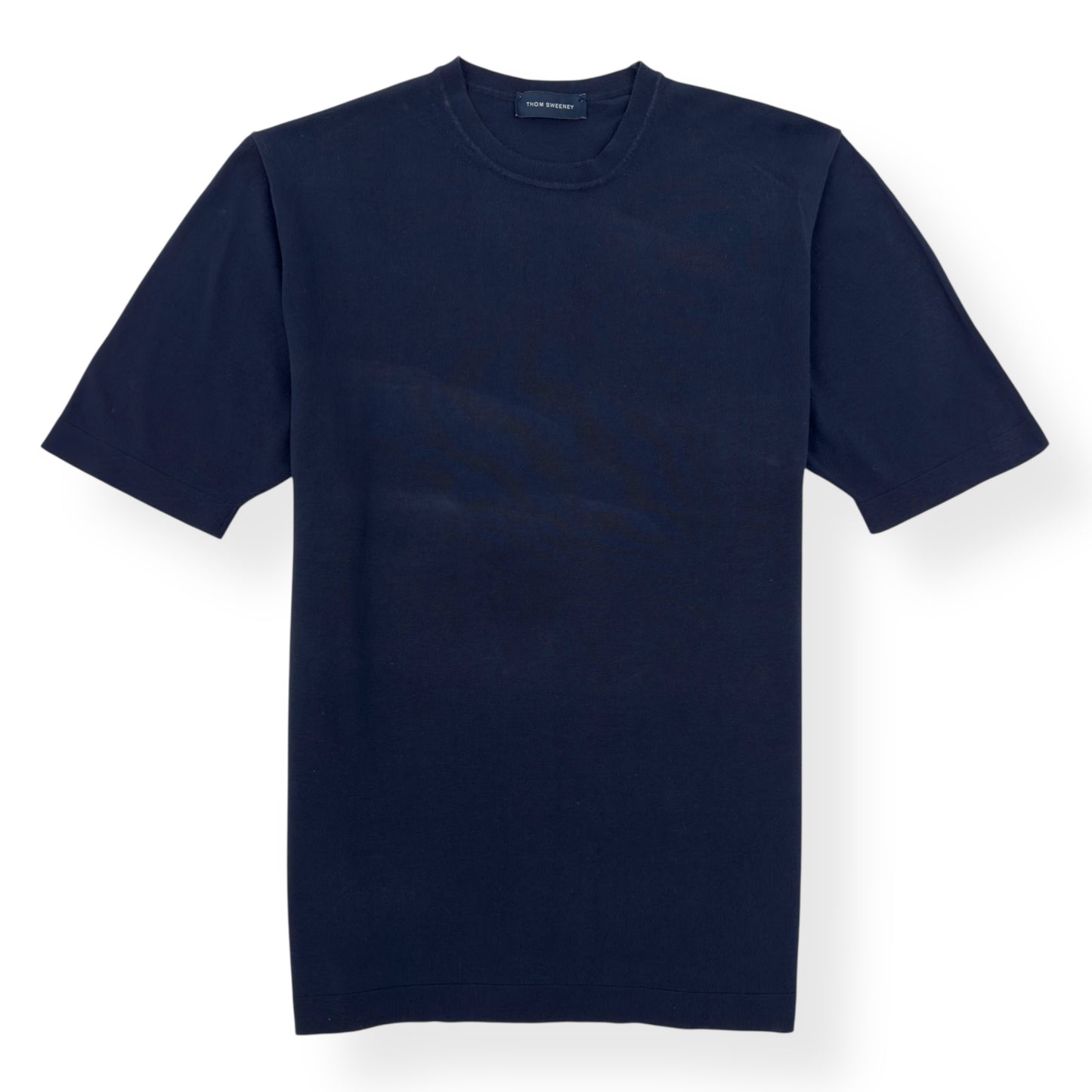 THOM SWEENEY COTTON T-SHIRT BLUE M