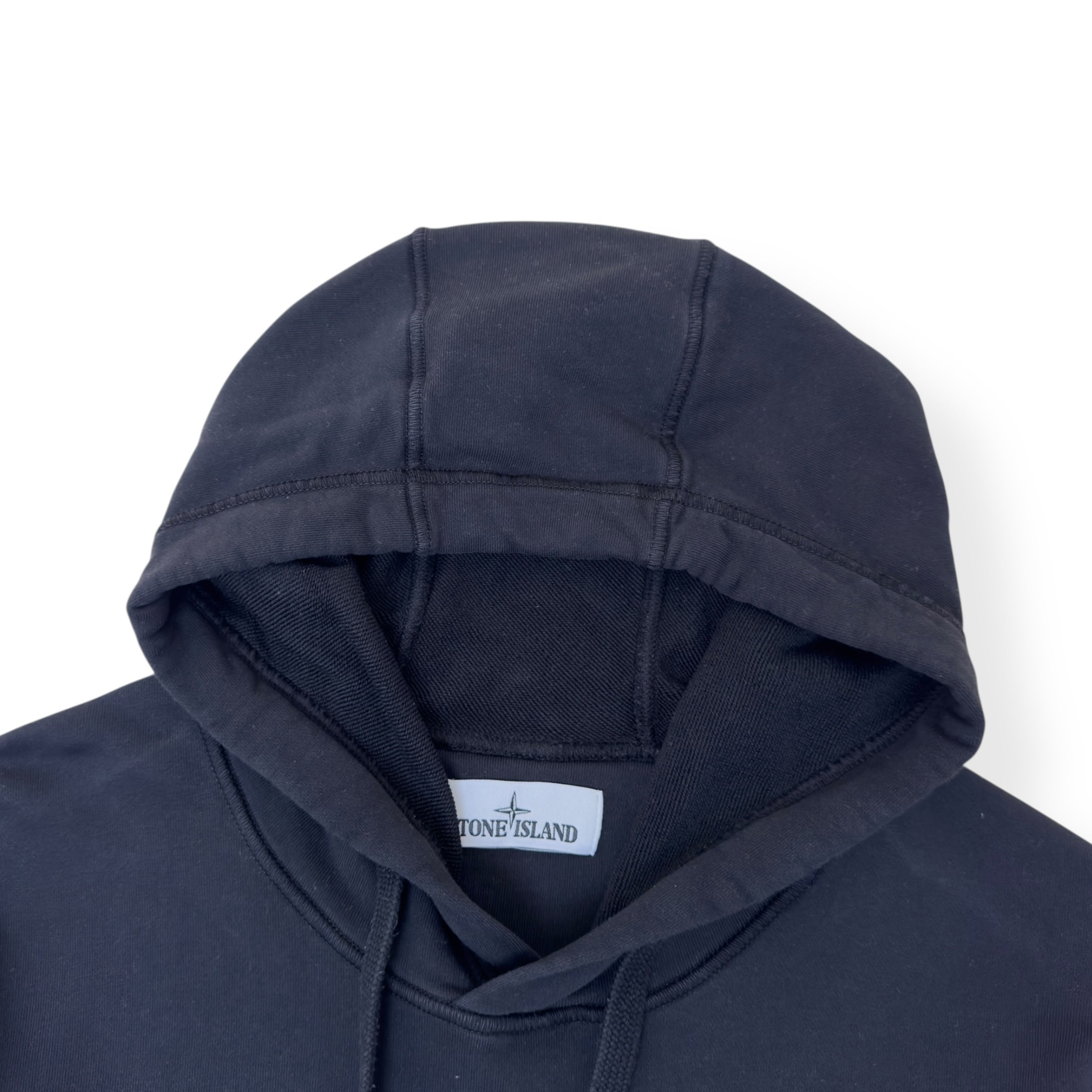STONE ISLAND HOODIE BLACK L