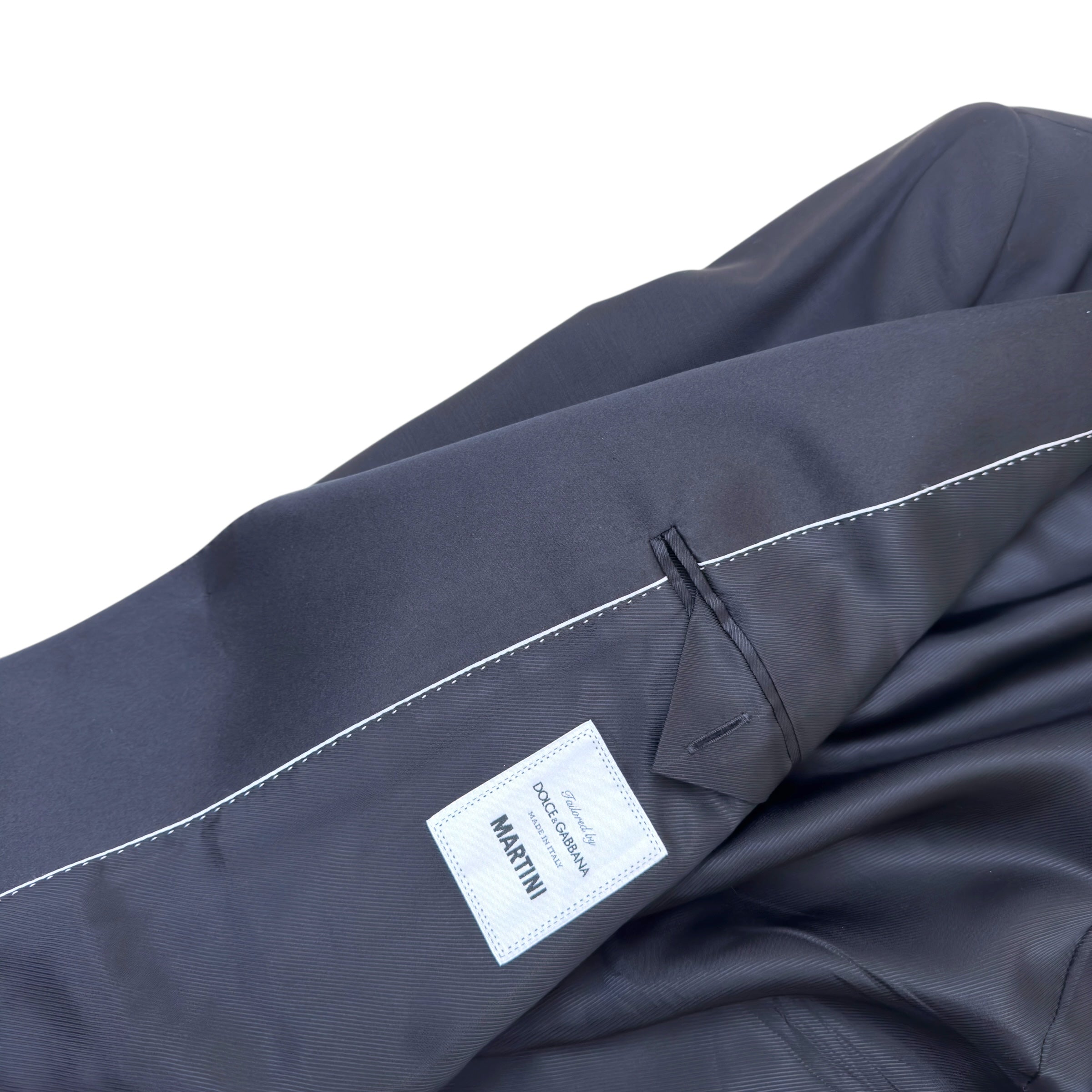 DOLCE & GABBANA WOOL / SILK MARTINI-FIT TUXEDO SUIT 50 / M
