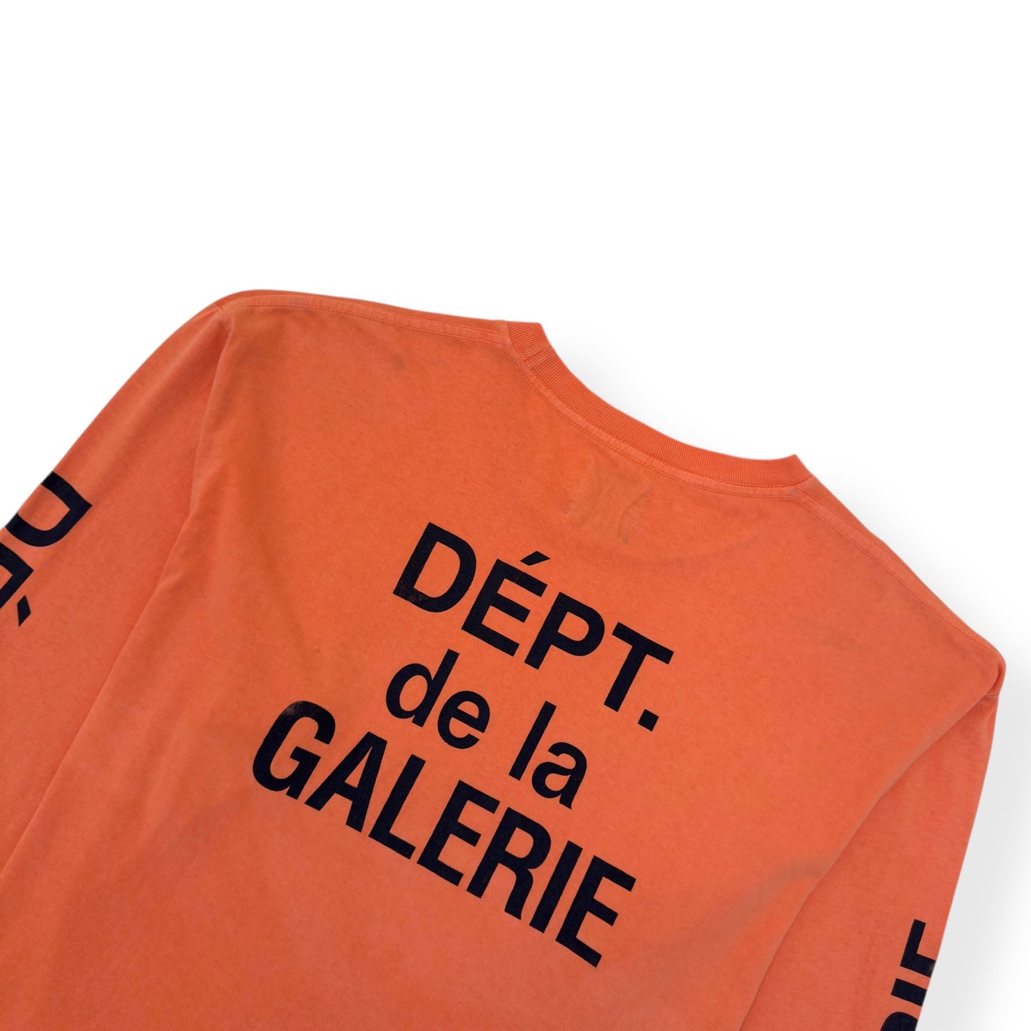 GALLERY DEPT. FRENCH COLLECTOR LONG-SLEEVE T-SHIRT ORANGE XL
