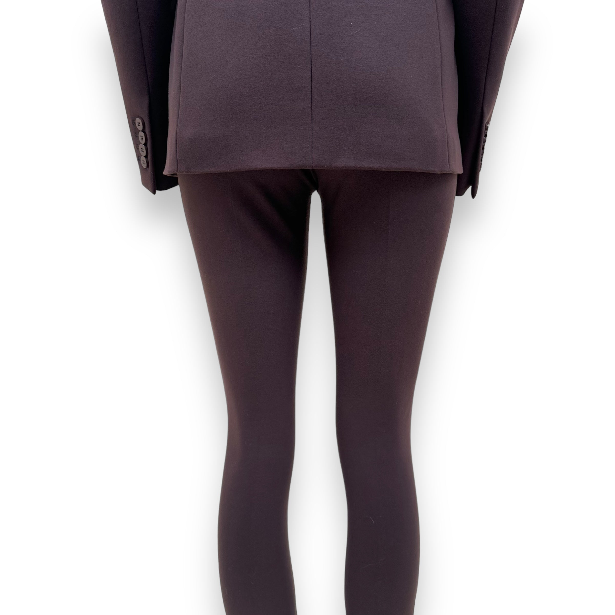 THE ATTICO SPLIT TROUSER BROWN UK8