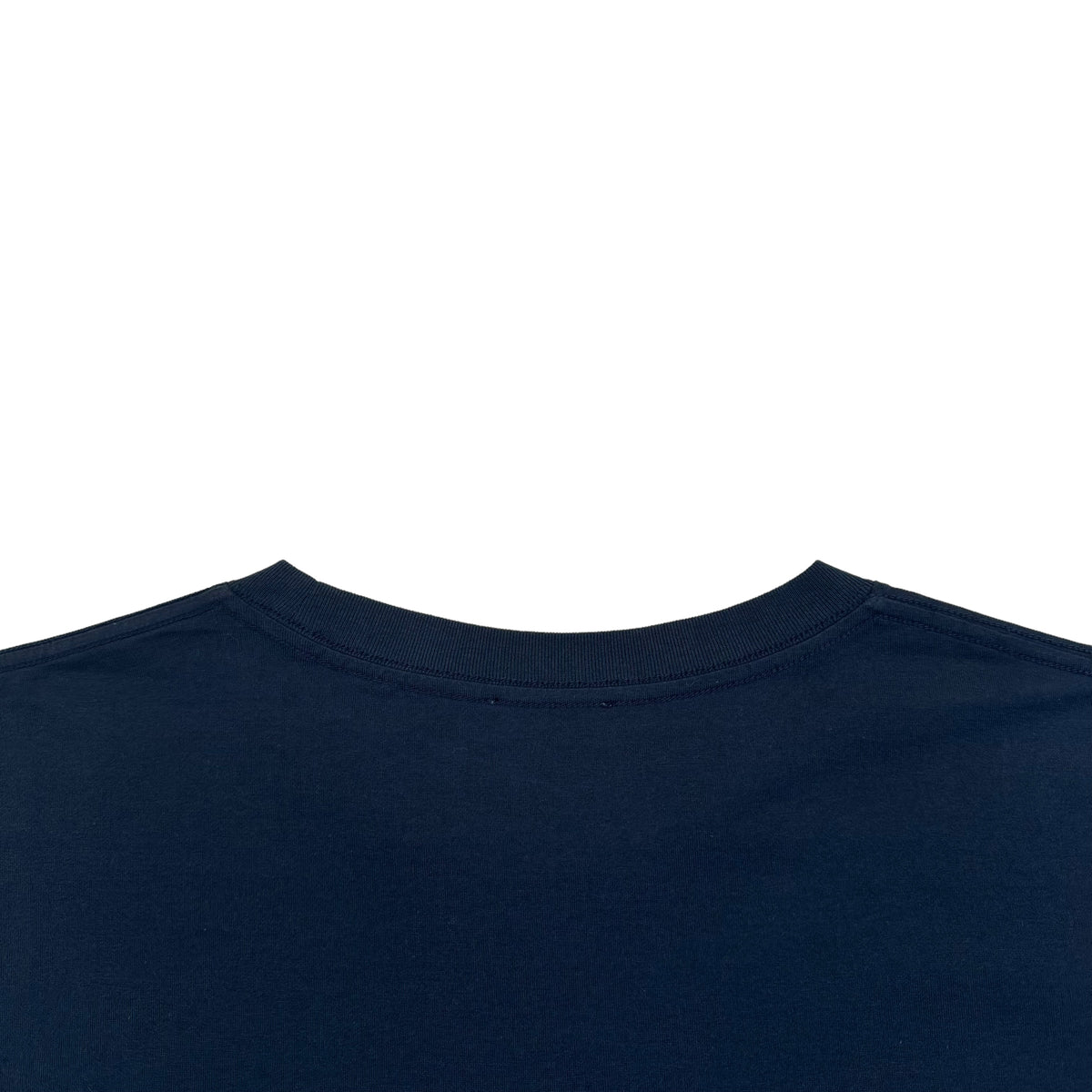 DIOR OBLIQUE LAYERED SILK TRIM T-SHIRT NAVY XL