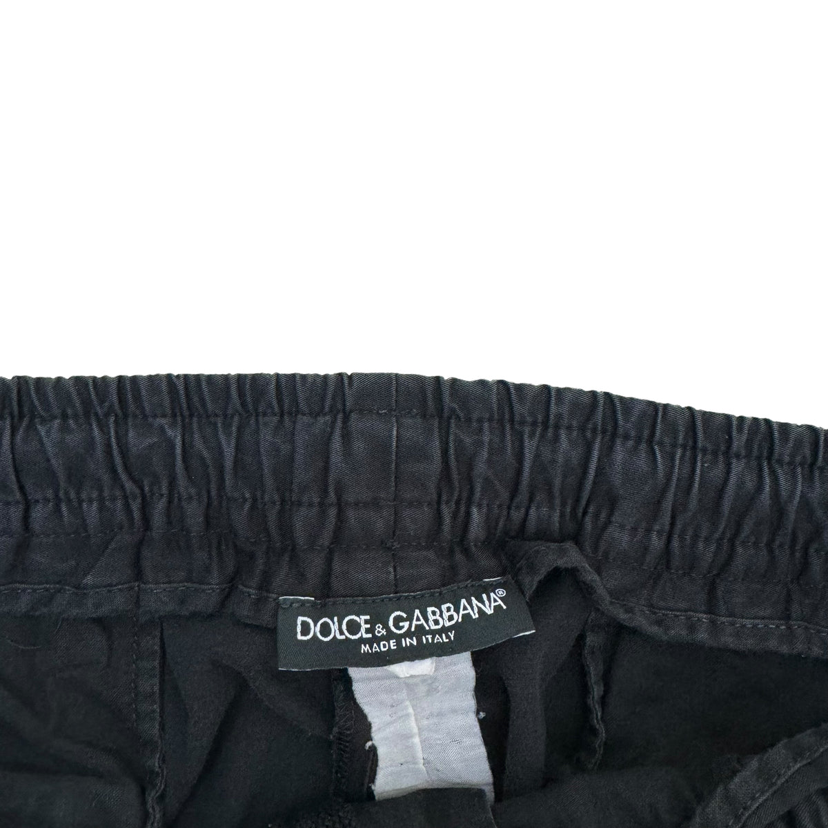 DOLCE & GABBANA TROUSERS BLACK XL