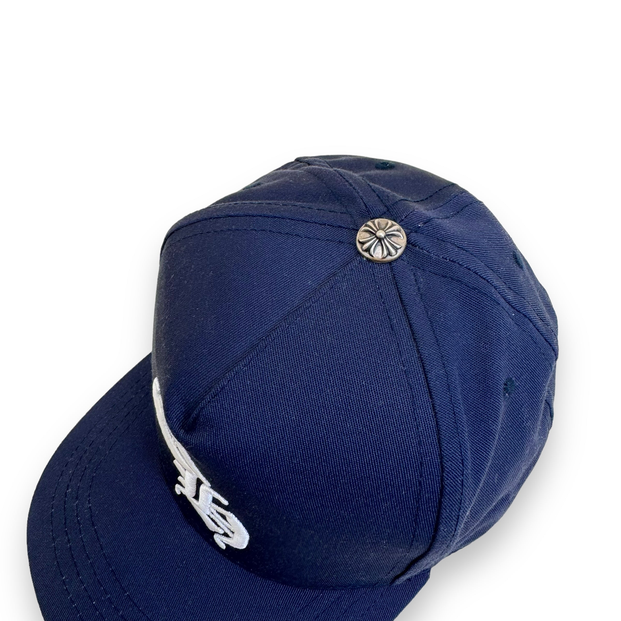 CHROME HEARTS CH CAP NAVY O/S