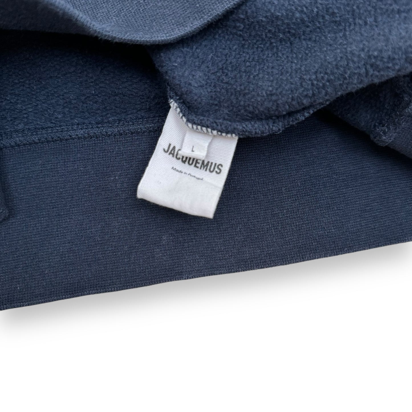 JACQUEMUS HOODIE NAVY L