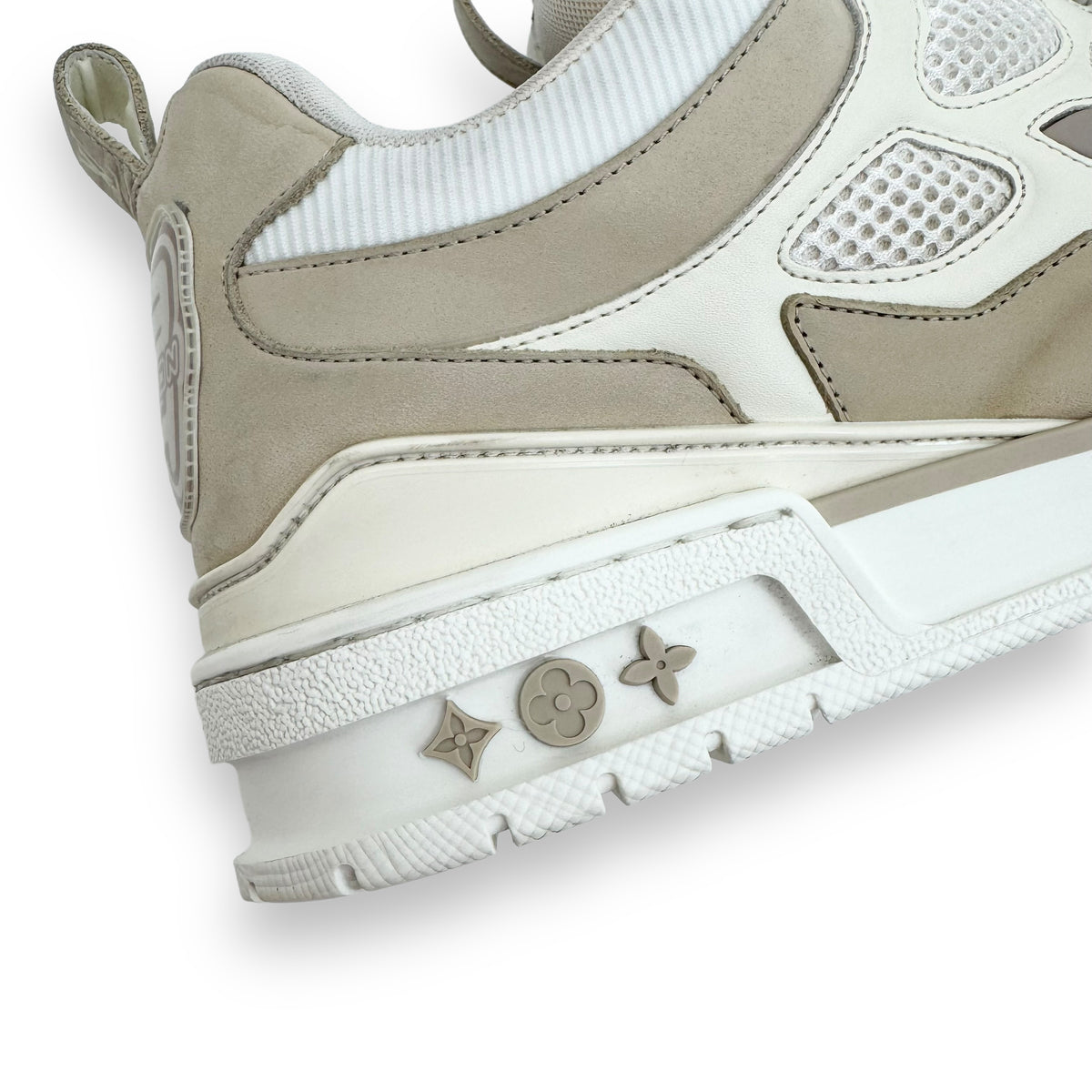 LOUIS VUITTON LV SKATE SNEAKER BEIGE / WHITE UK6