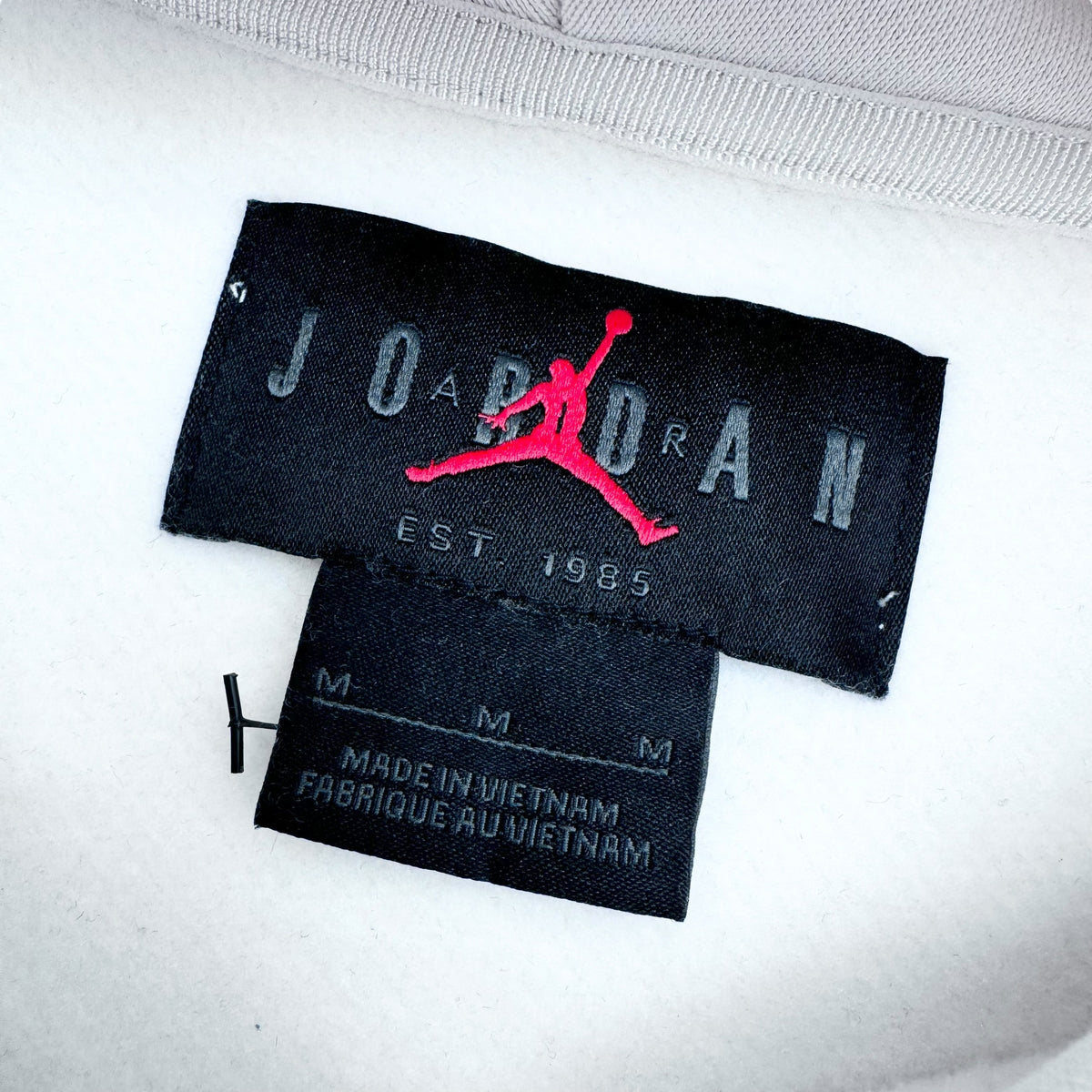OFF-WHITE X JORDAN HOODIE WHITE / BLACK M