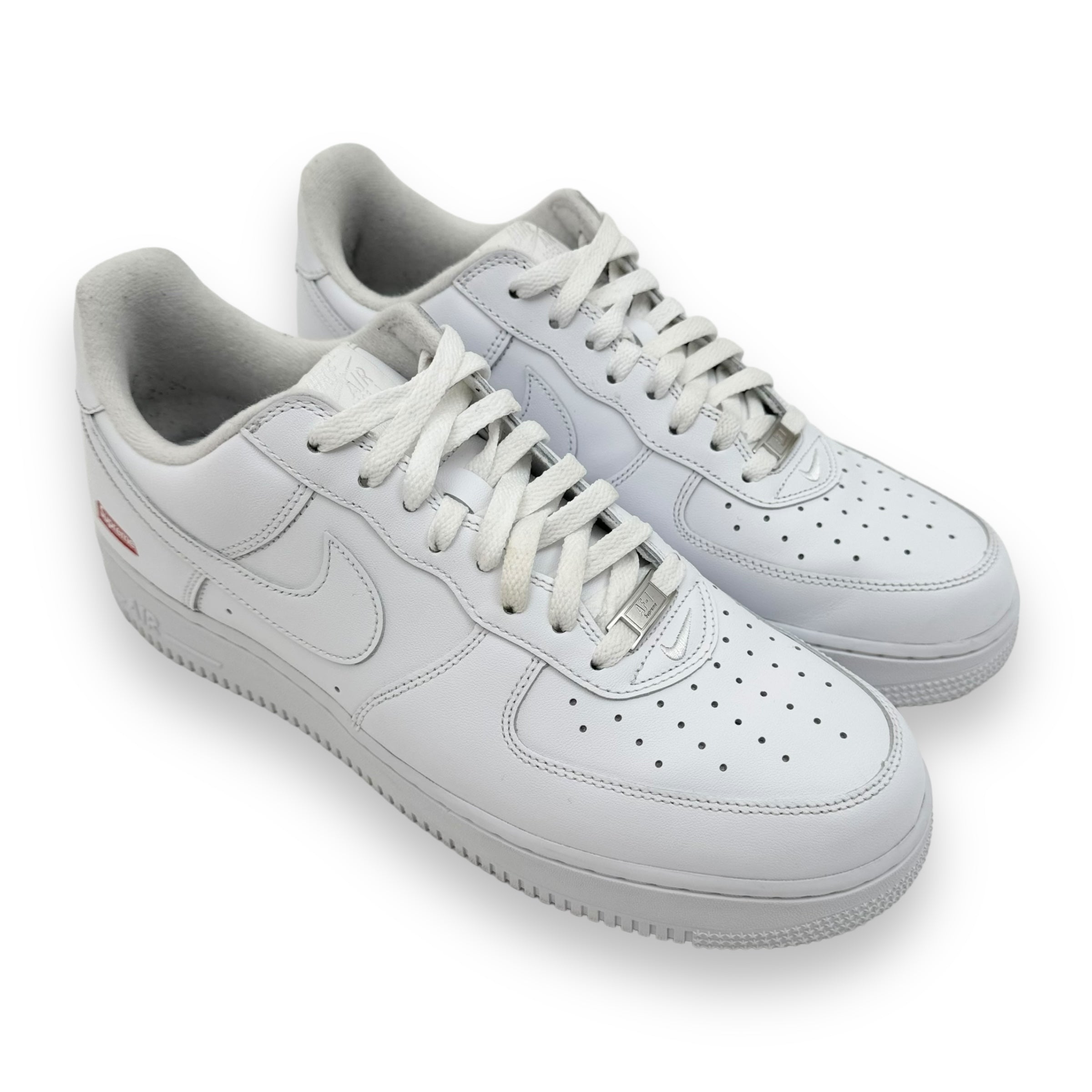NIKE X SUPREME AIRFORCE 1 SNEAKER WHITE UK10.5