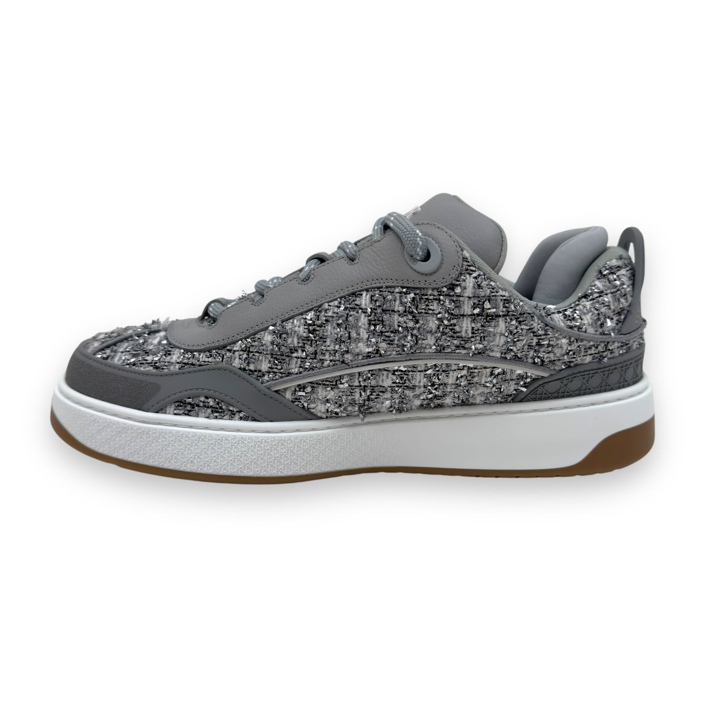 DIOR B9S SKATER TWEED SNEAKER SILVER UK11