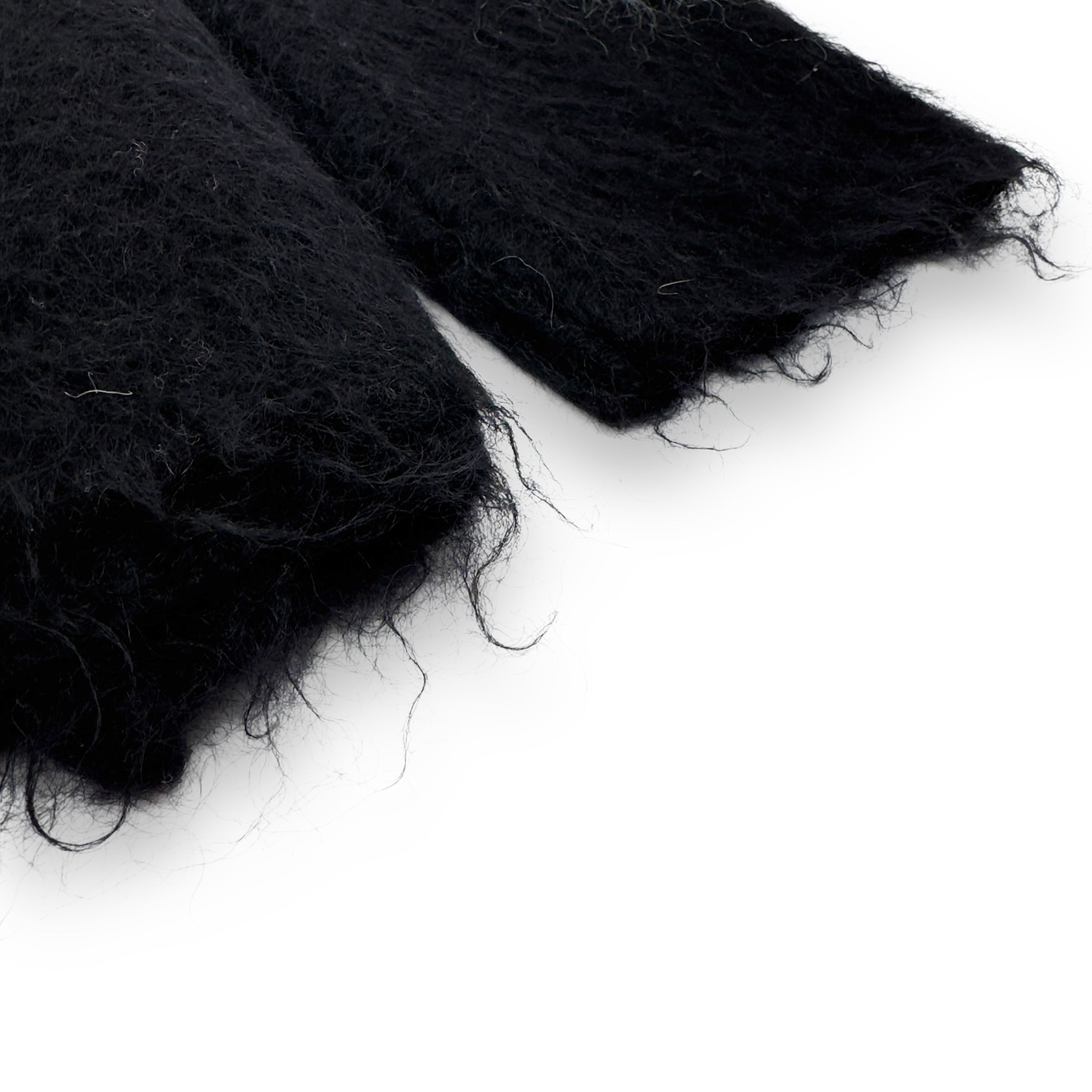 OFF-WHITE MOHAIR GRADIENT ARROW SWEATER BLACK M