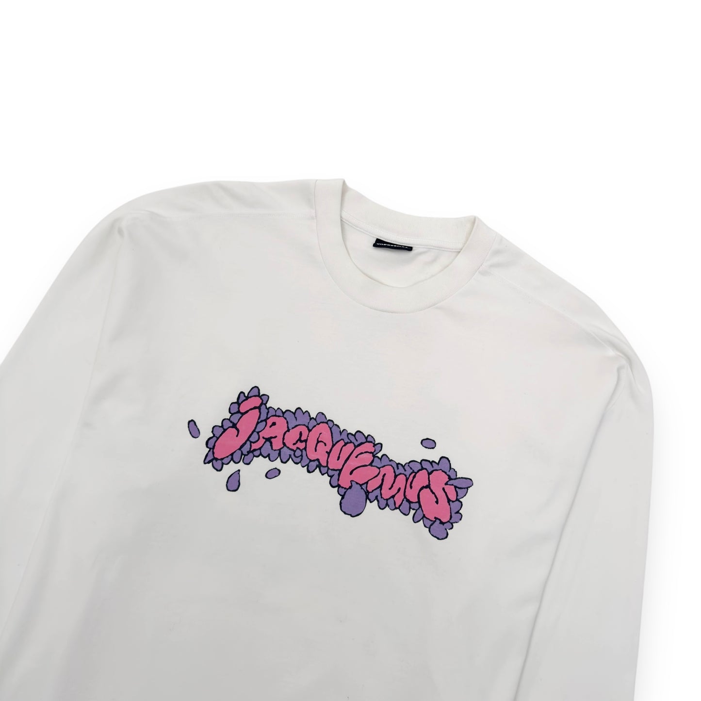 JACQUEMUS LE DESENHO LONG-SLEEVE T-SHIRT WHITE XXL