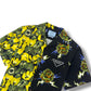 PRADA DOUBLE MATCH BOWLING SHIRT YELLOW / BLACK L