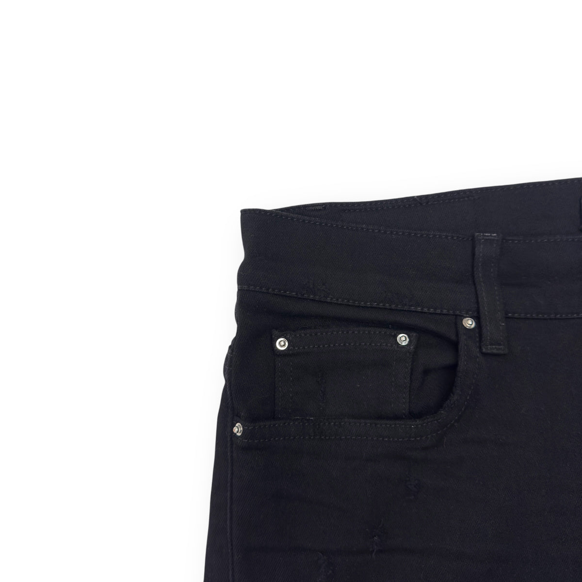 AMIRI BANDANA ART PATCH DENIM SKINNY JEANS BLACK W32