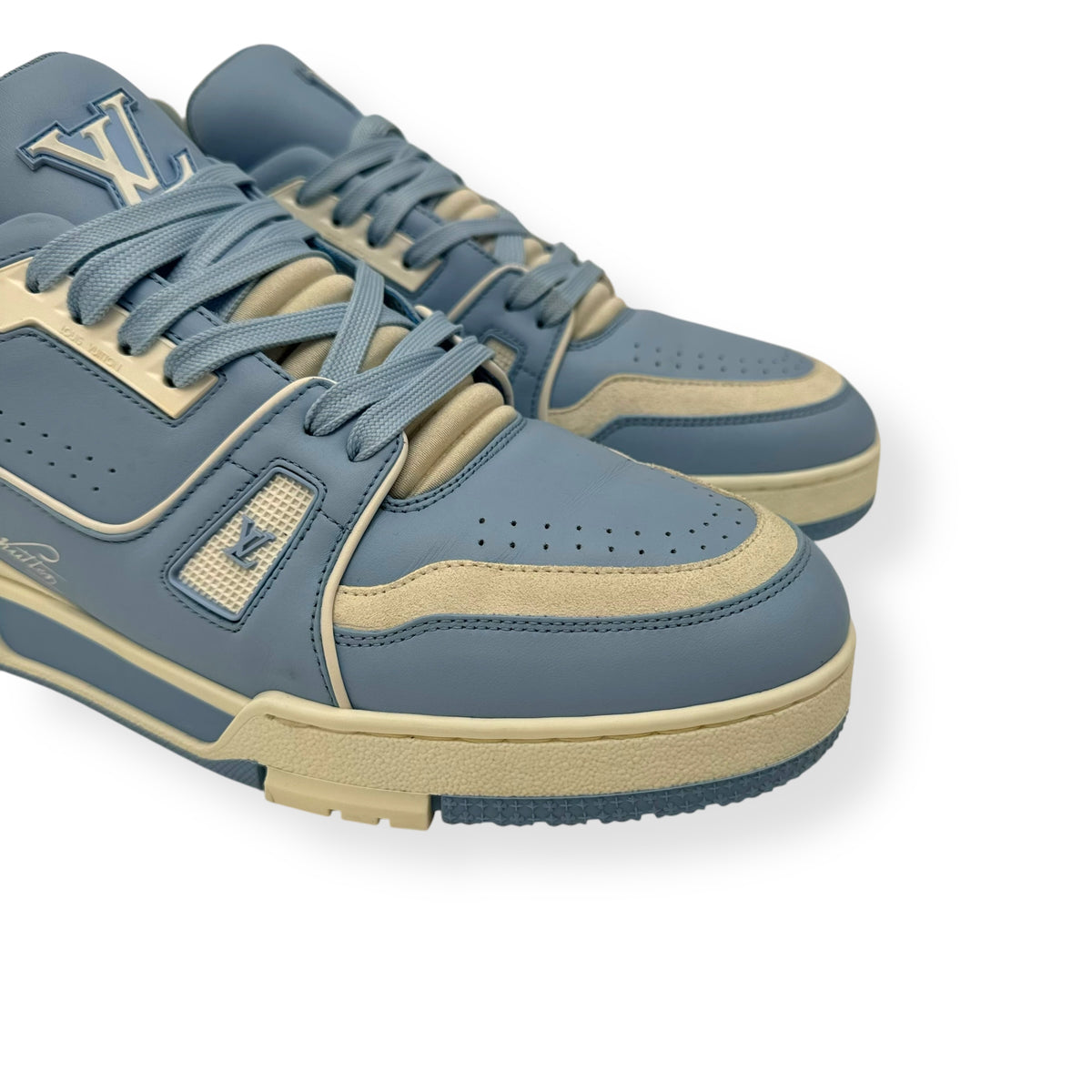 LOUIS VUITTON LV SNEAKER LIGHT BLUE UK8