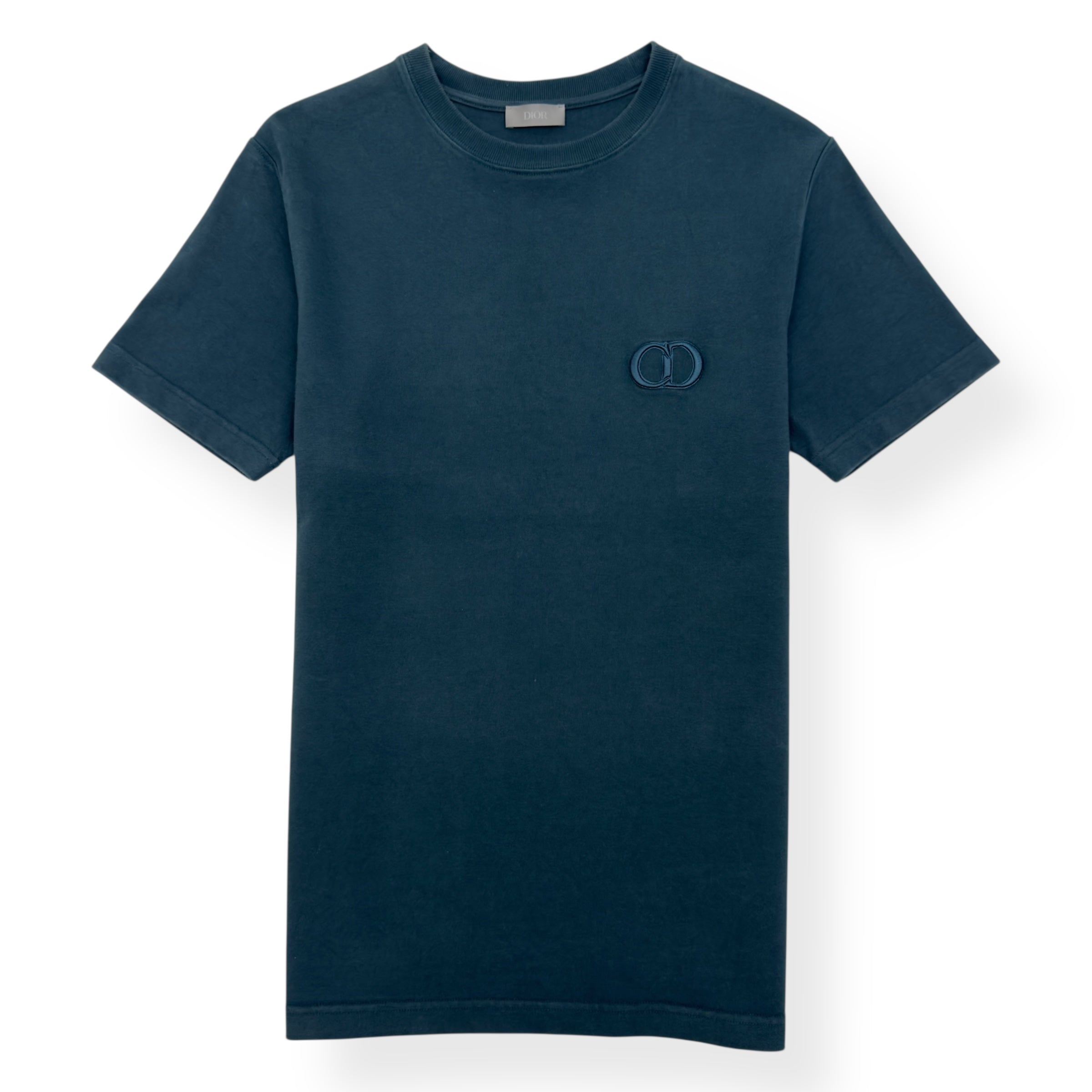DIOR CD ICON LOGO T-SHIRT BLUE XS