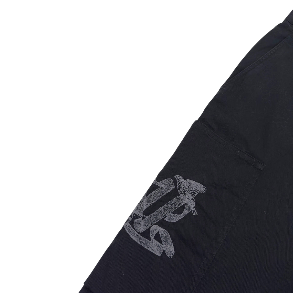 LOUIS VUITTON COTTON CARGO TROUSERS BLACK 52 / XL