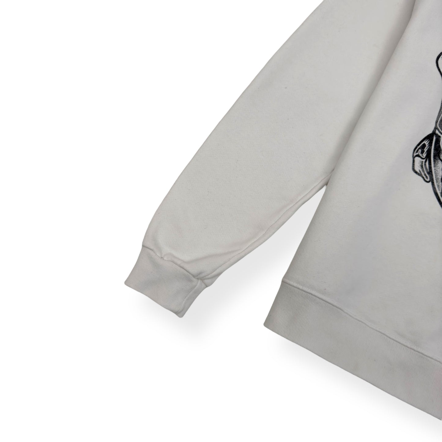 GALLERY DEPT. G BALL CREWNECK SWEATSHIRT WHITE / RED M