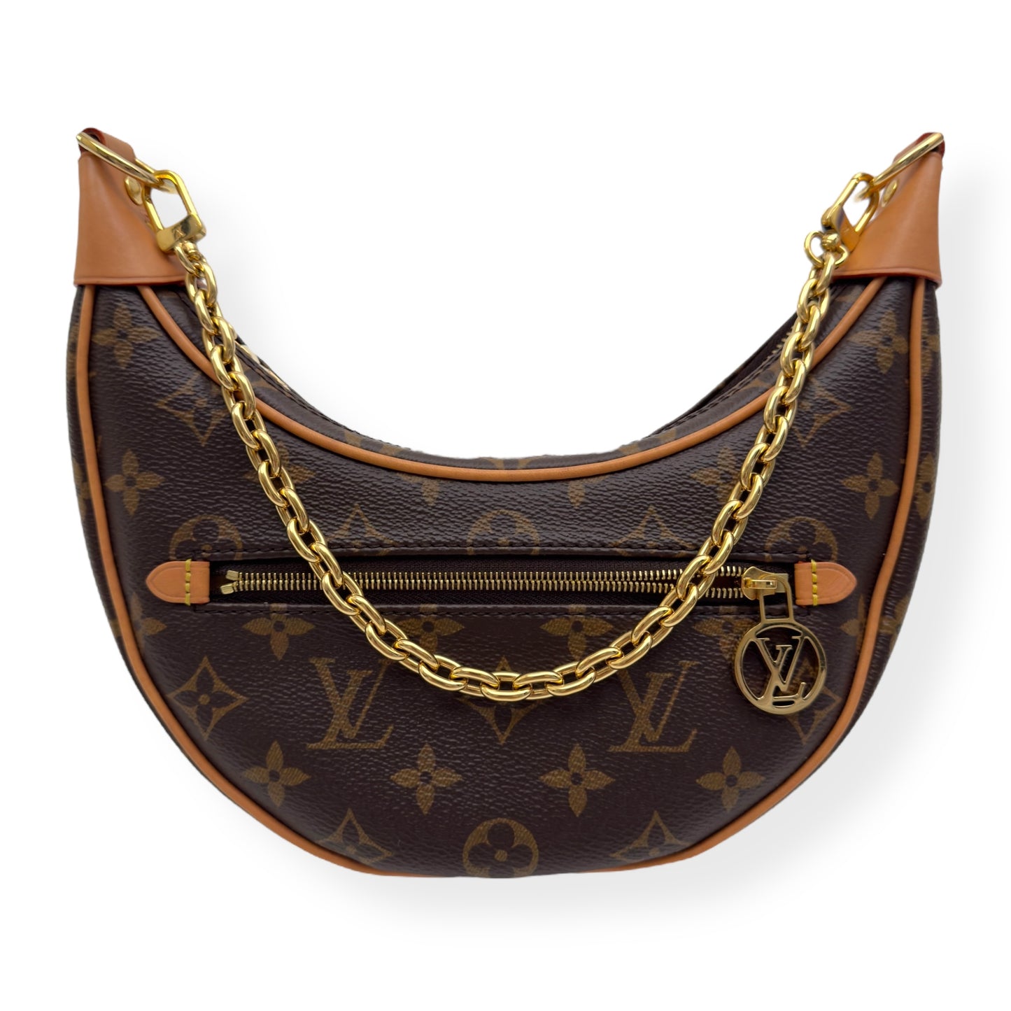 LOUIS VUITTON LOOP BAG MONOGRAM CANVAS BAG BROWN PM