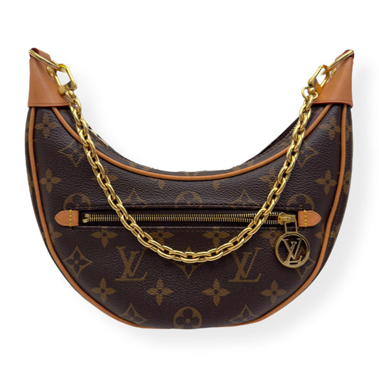 LOUIS VUITTON LOOP BAG MONOGRAM CANVAS BAG BROWN PM