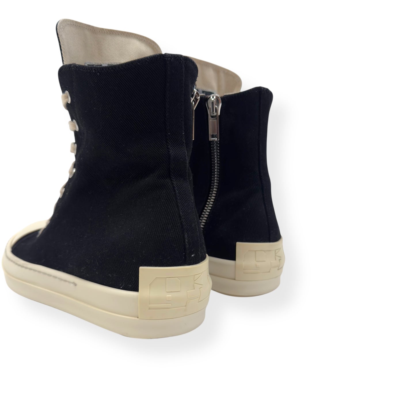 RICK OWENS DRKSHDW HOLLYWOOD HIGH TOP SNEAKER DARK DUST / MILK UK8