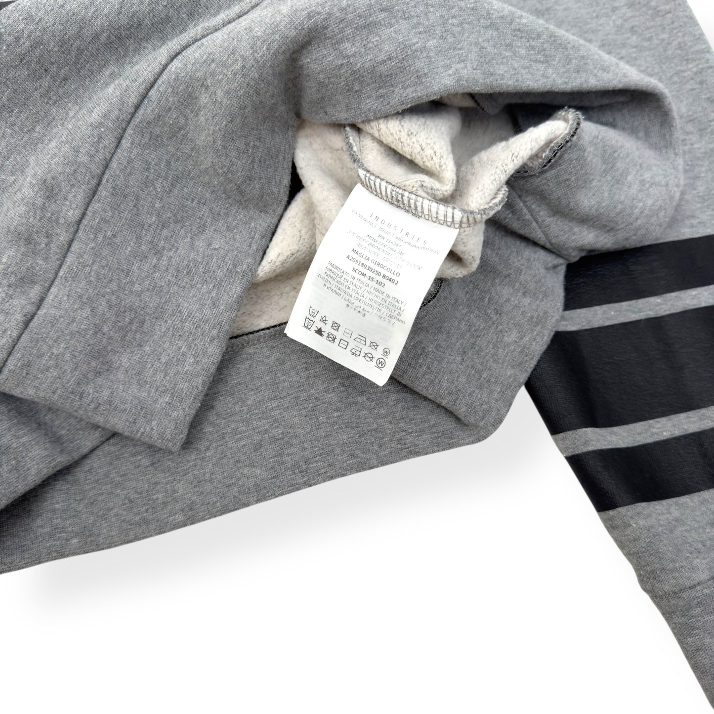 MONCLER 52 SWEATSHIRT GREY / BLACK L